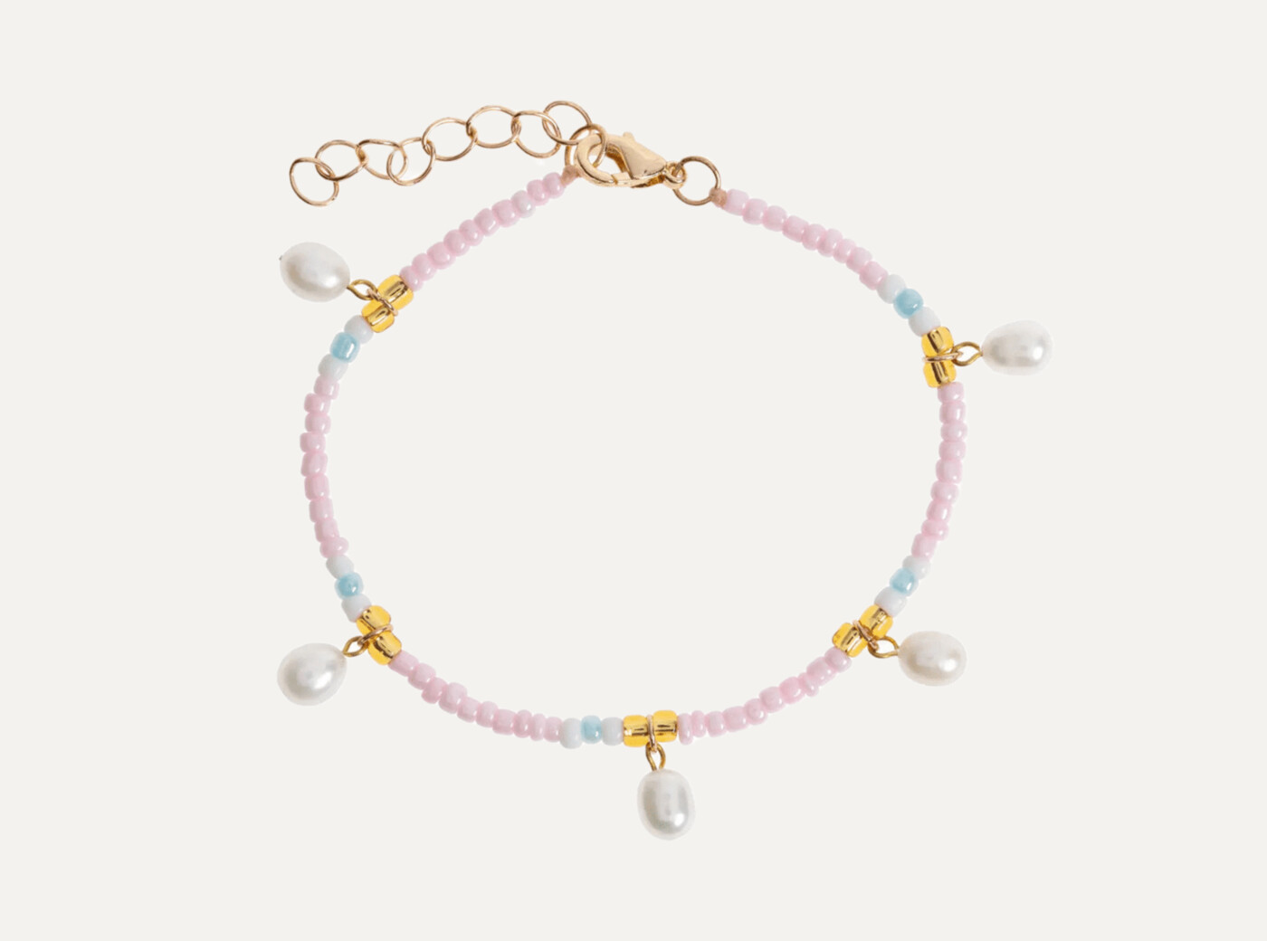 Fanny - Pearl and Colorful Bead Summer Bracelet