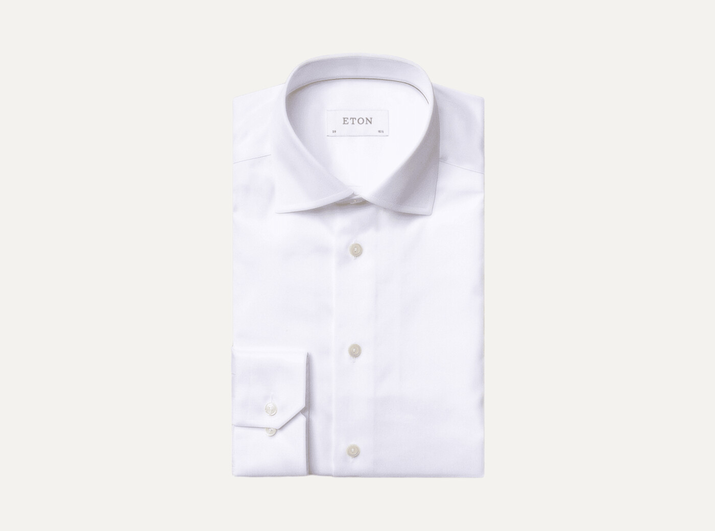 Light Blue Signature Twill Shirt - Cut Away