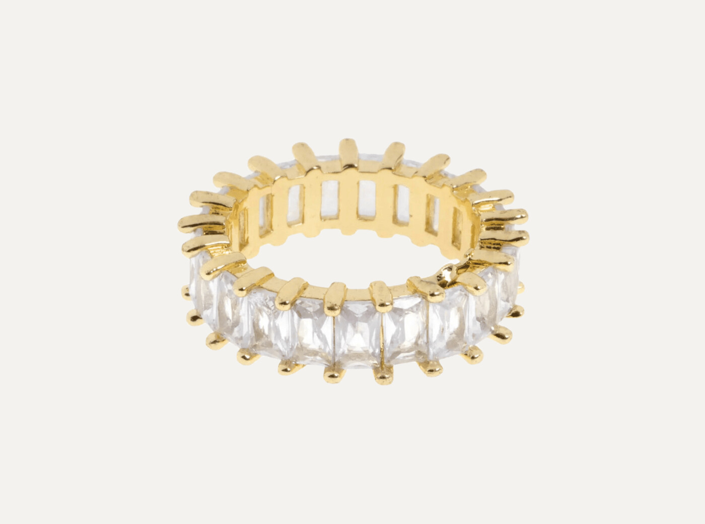 Julia - Crystal Band Ring