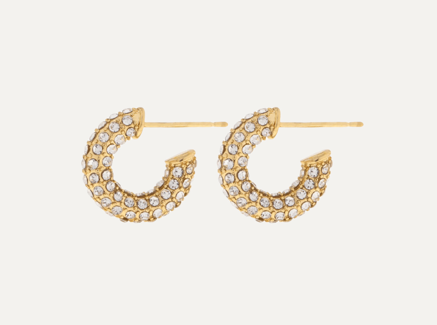 Zuri - Crystal Hoop Earrings