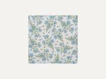 White Floral Silk Pocket Square