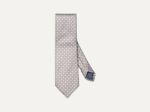 Light Blue Floral Silk Tie