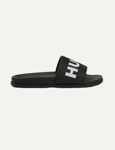 Logo-strap slides made in italy