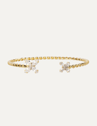 CRYSTAL STAR BRACELET GOLD