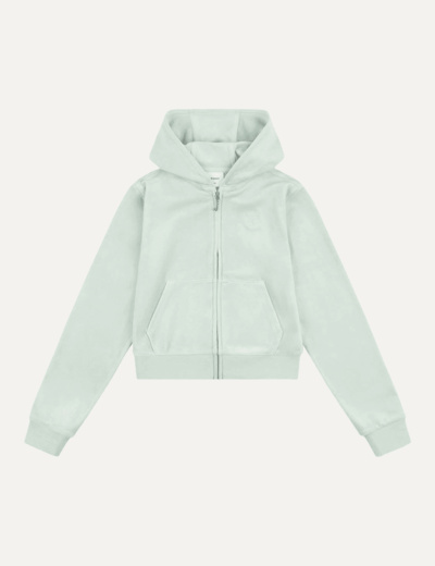 Tonal Zip Through Hoodie