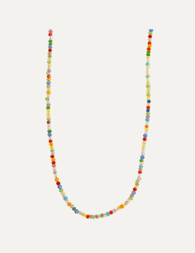 Felicia - Colorful Glass Bead Necklace