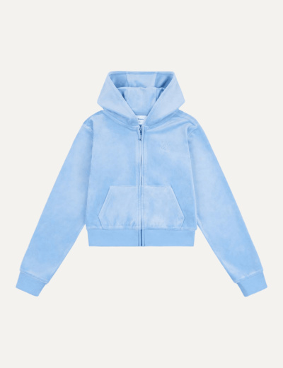 Tonal Zip Through Hoodie