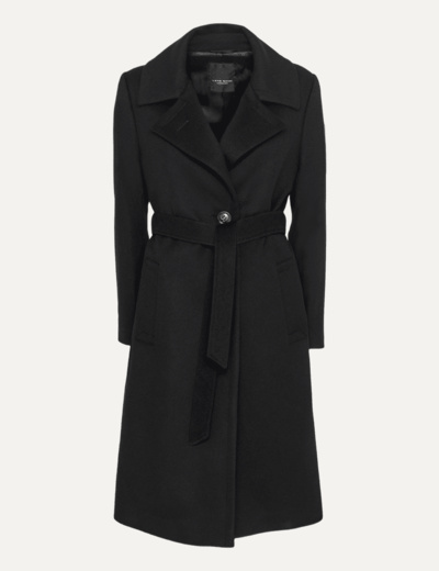 Cashmere Coat W - Clareta Belt Midi