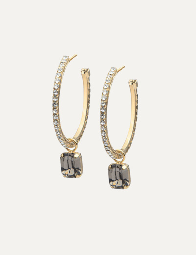 LYDIA LOOP EARRINGS GOLD