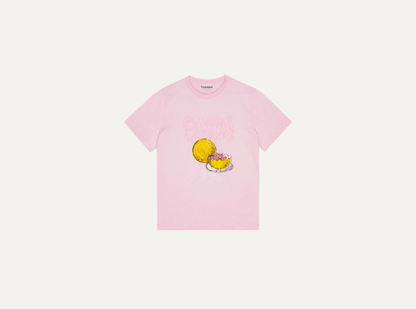 Basic Jersey Grapefruit Relaxed T-shirt