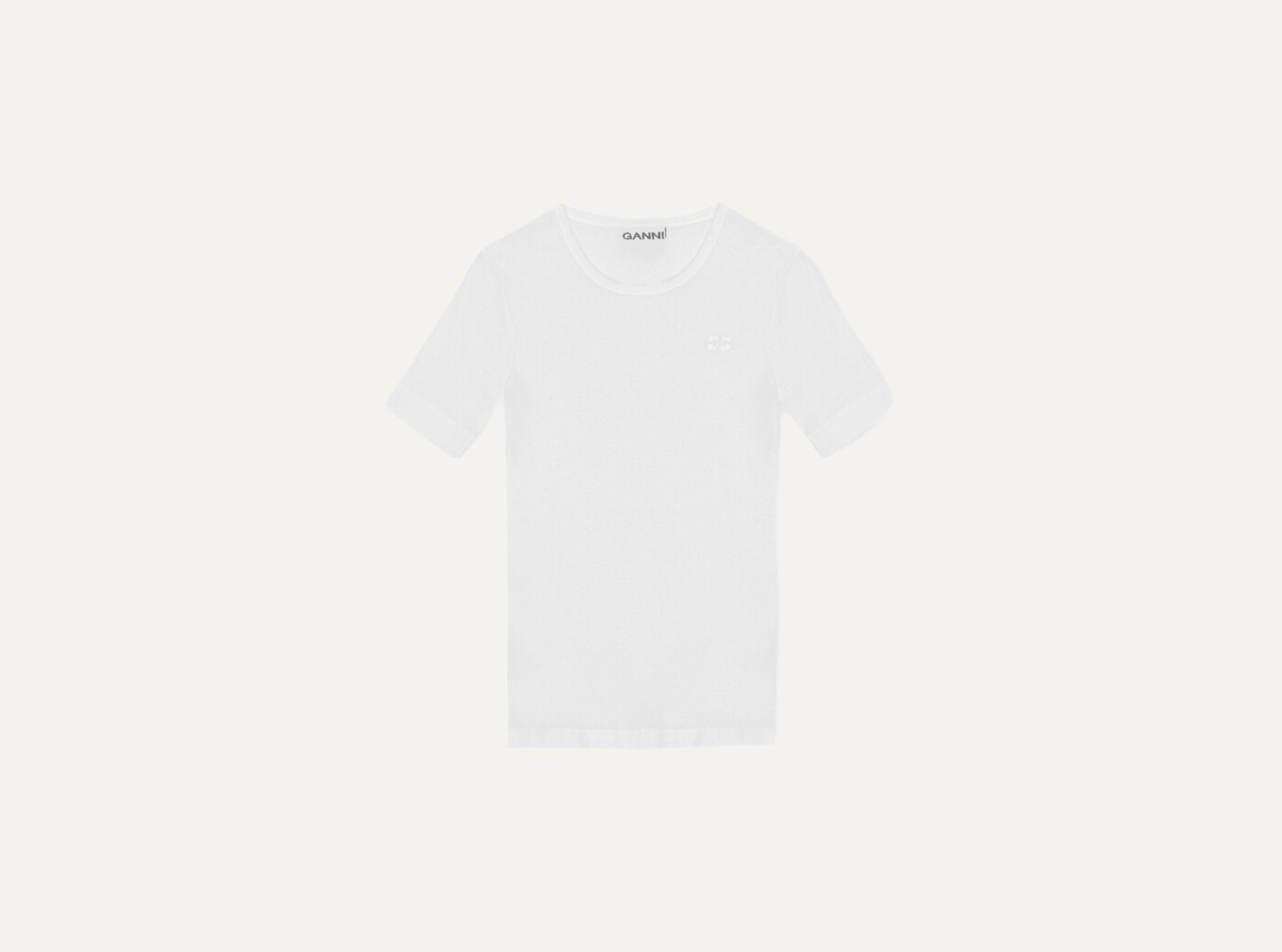 Soft Cotton Rib Short Sleeve T-Shirt