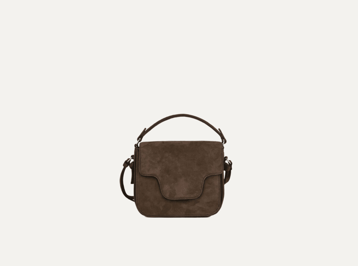 Suede iris bag