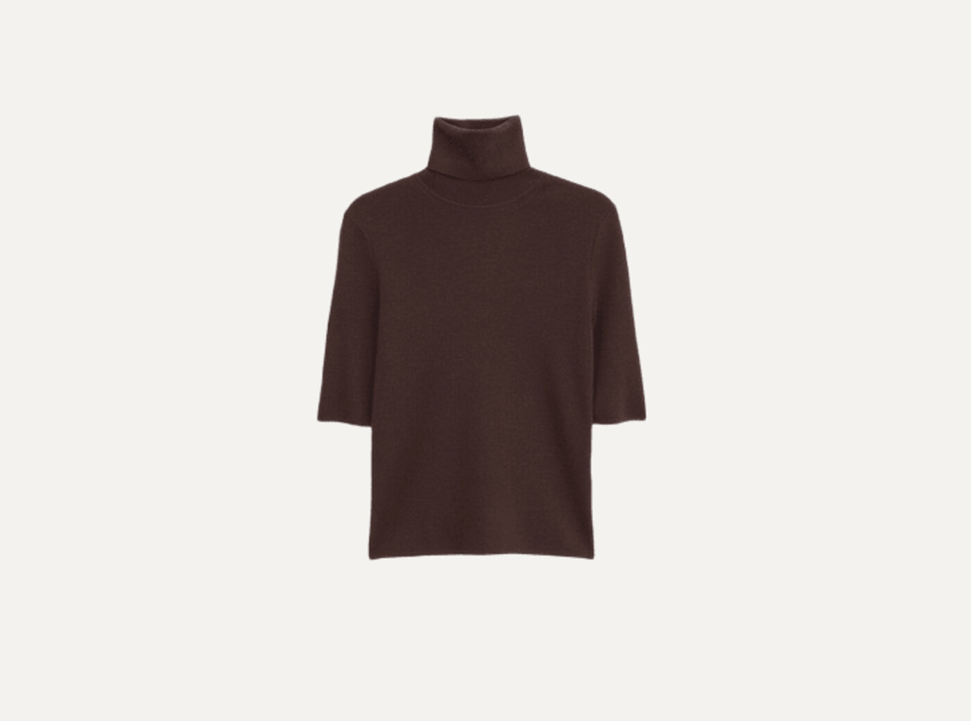 Merino elbow sleeve top