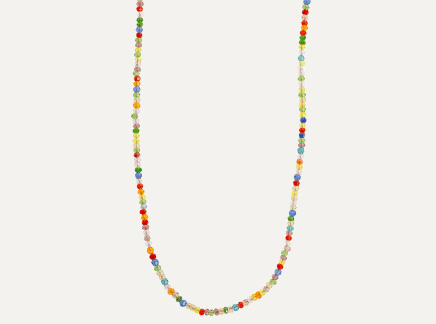 Felicia - Colorful Glass Bead Necklace