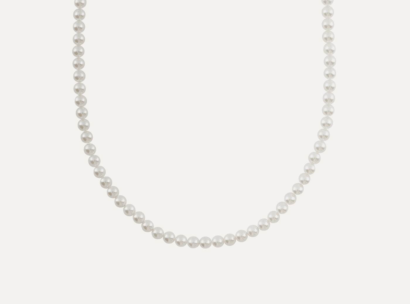 Silver Pearl Necklace