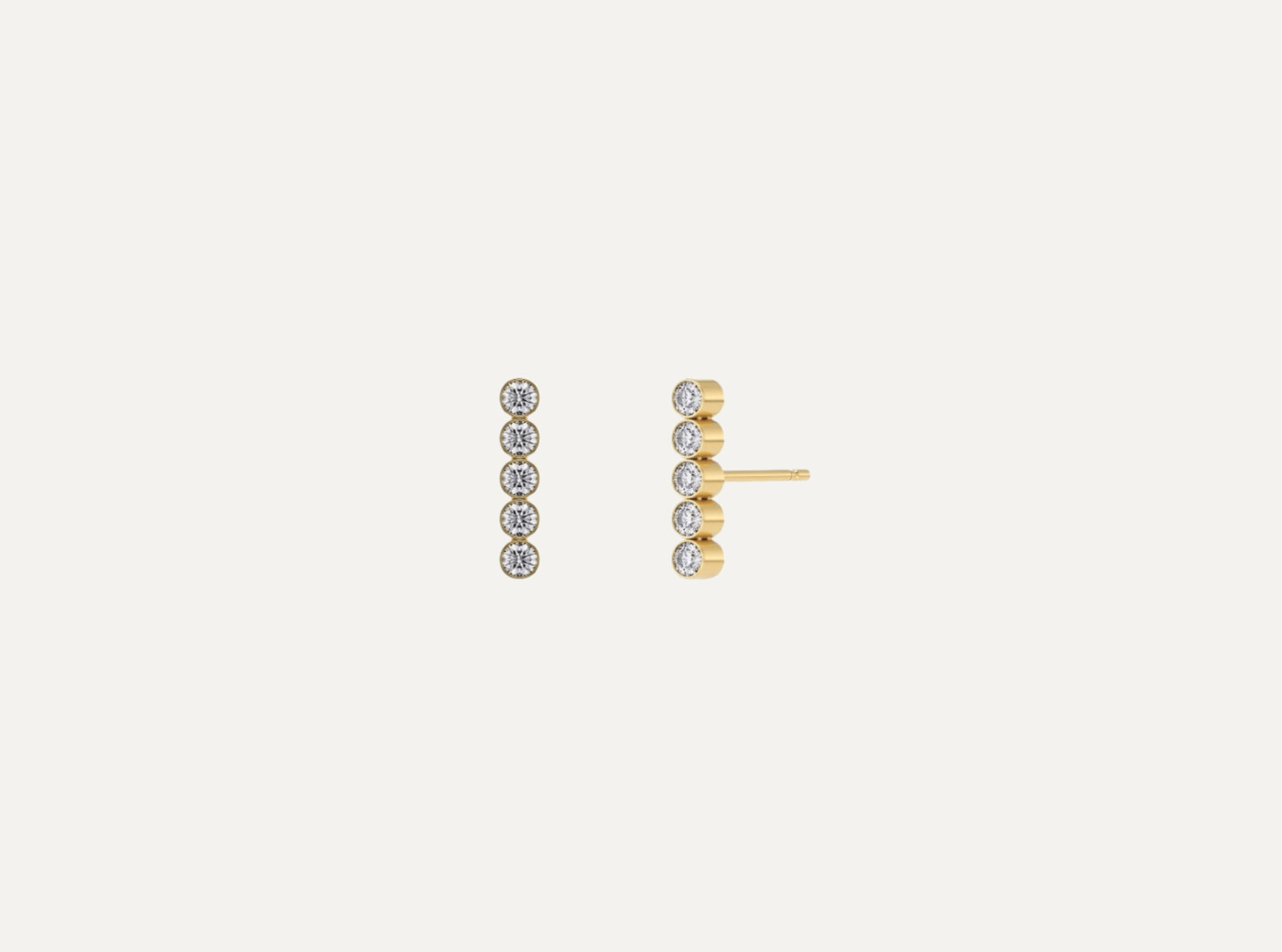 Edblad Twiggy Studs CZ Gold