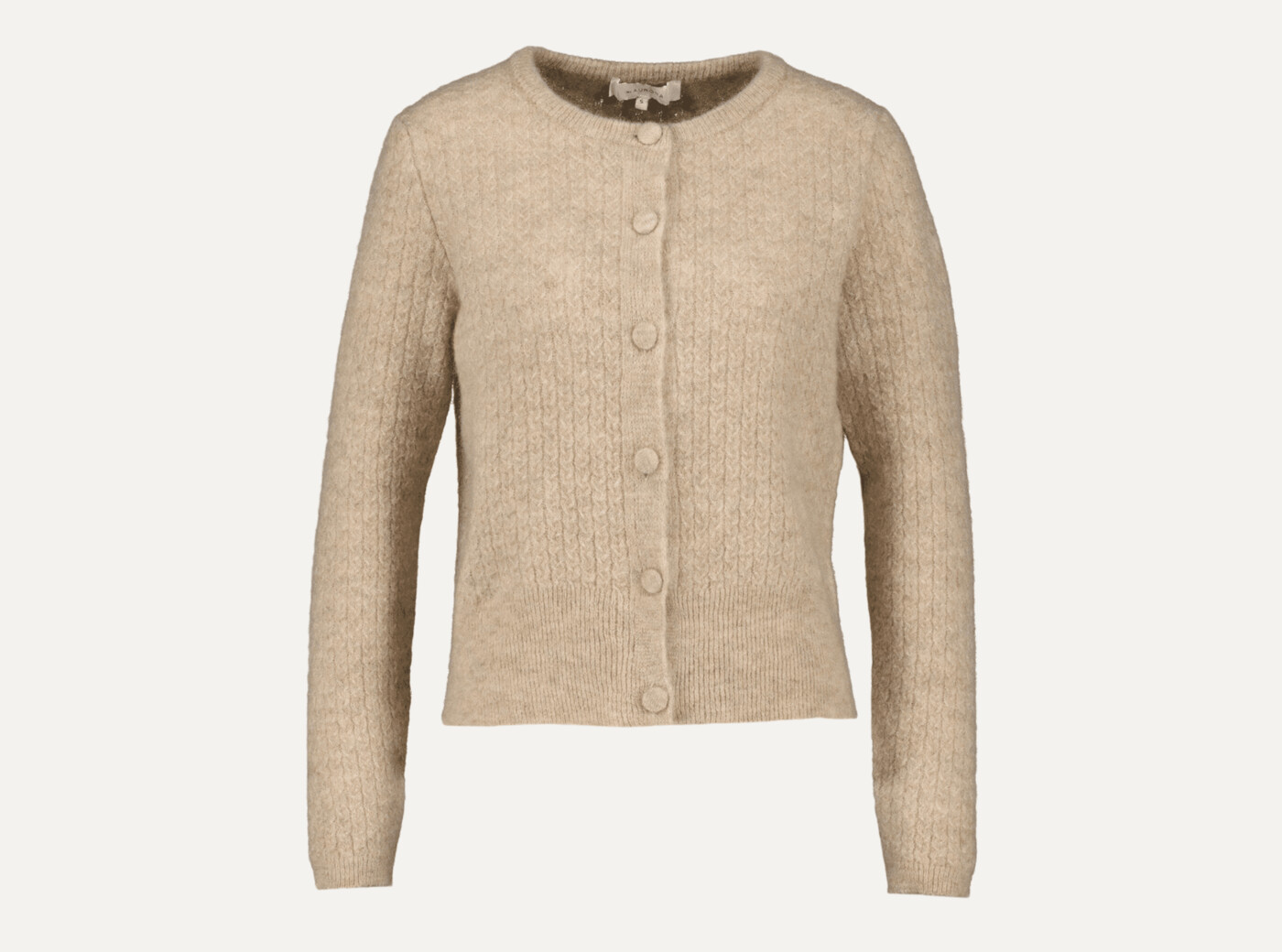 Cable Mohair Cardigan