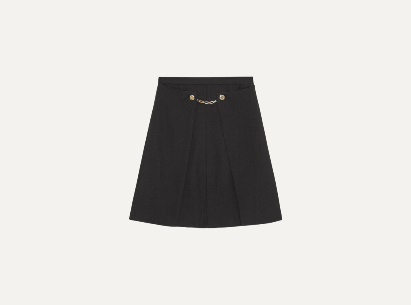 Light Twill Suiting Skirt