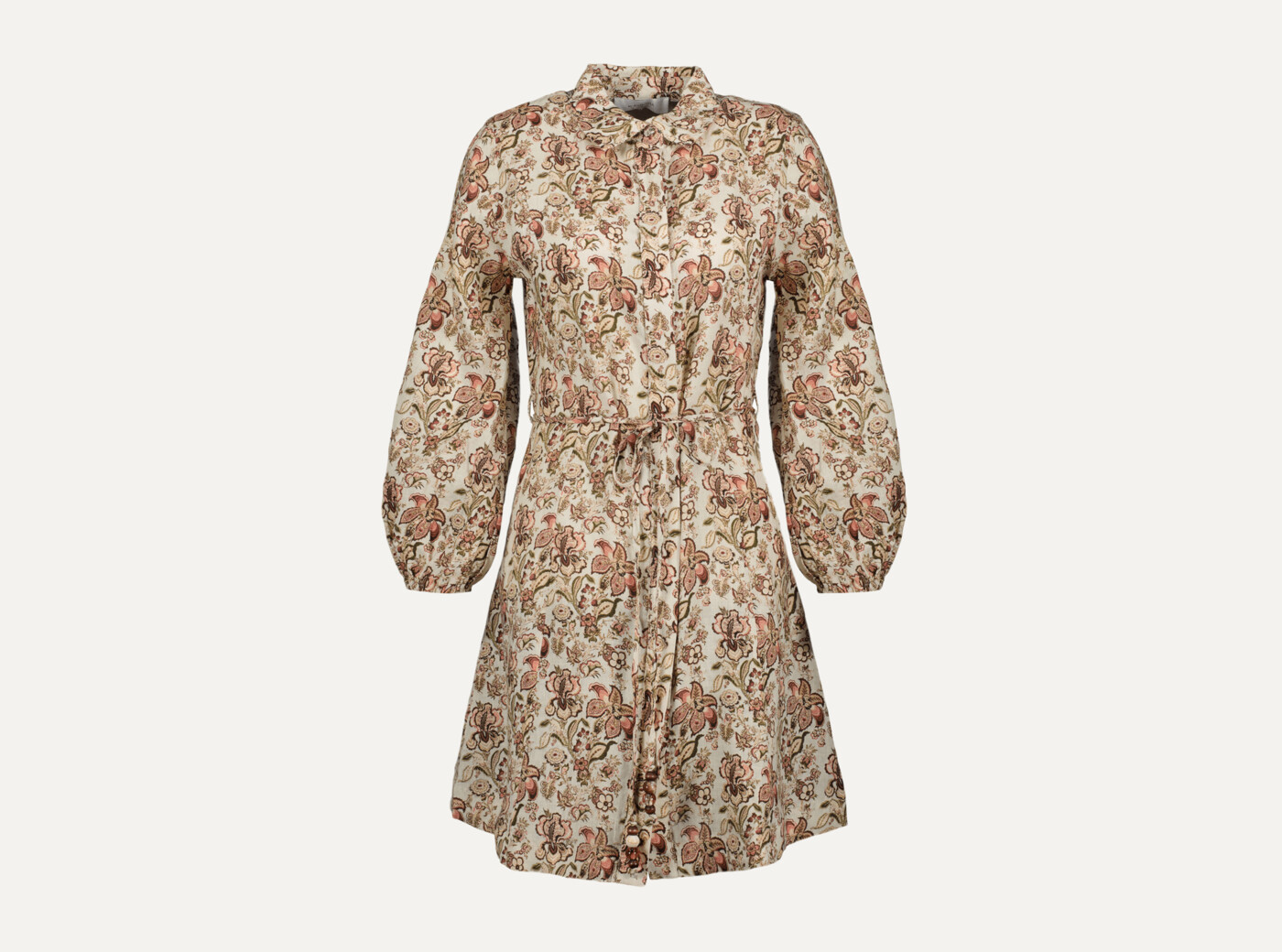 Aurora Amalie Printed Linen Dress