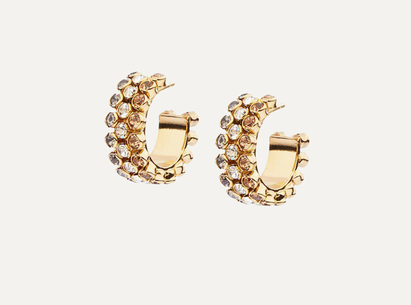 SIRI GRANDE LOOP EARRINGS GOLD