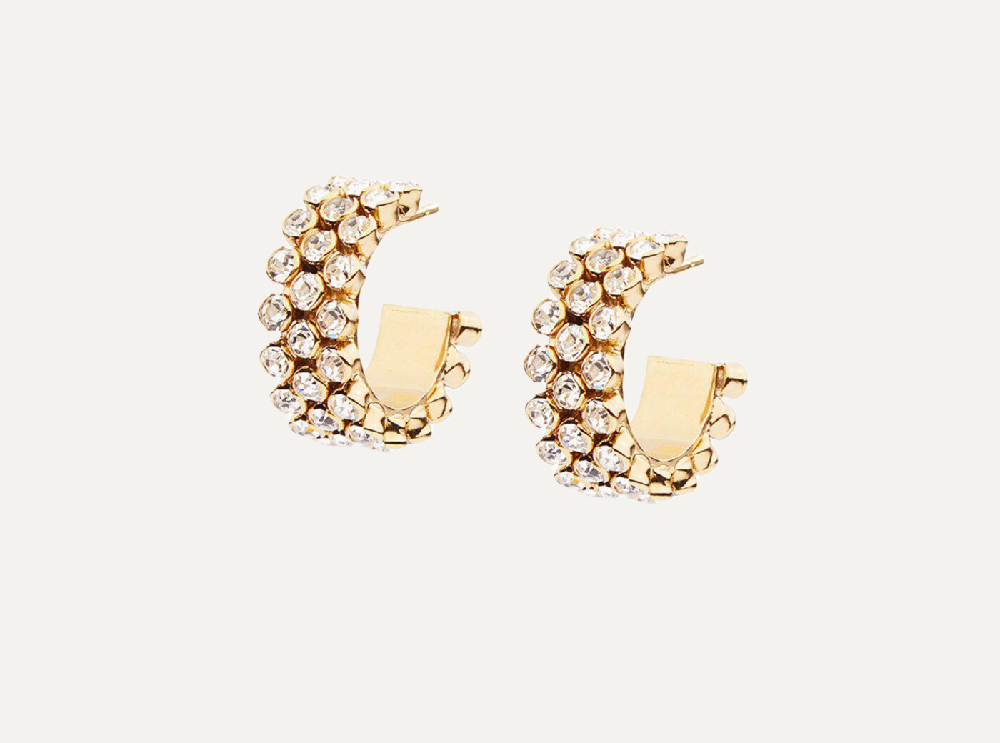 SIRI GRANDE LOOP EARRINGS GOLD