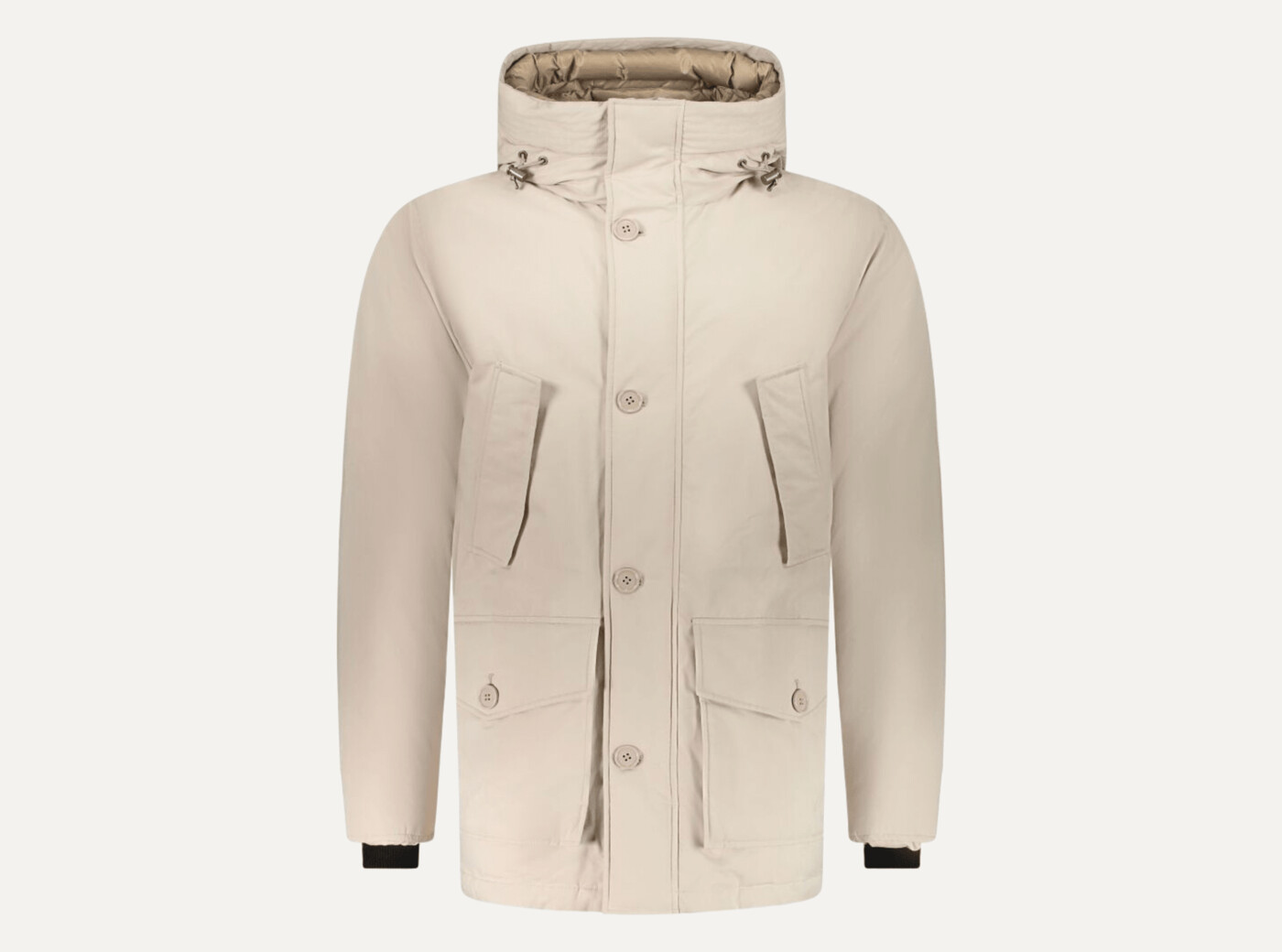 PEACHED COTTON ARCTIC PARKA