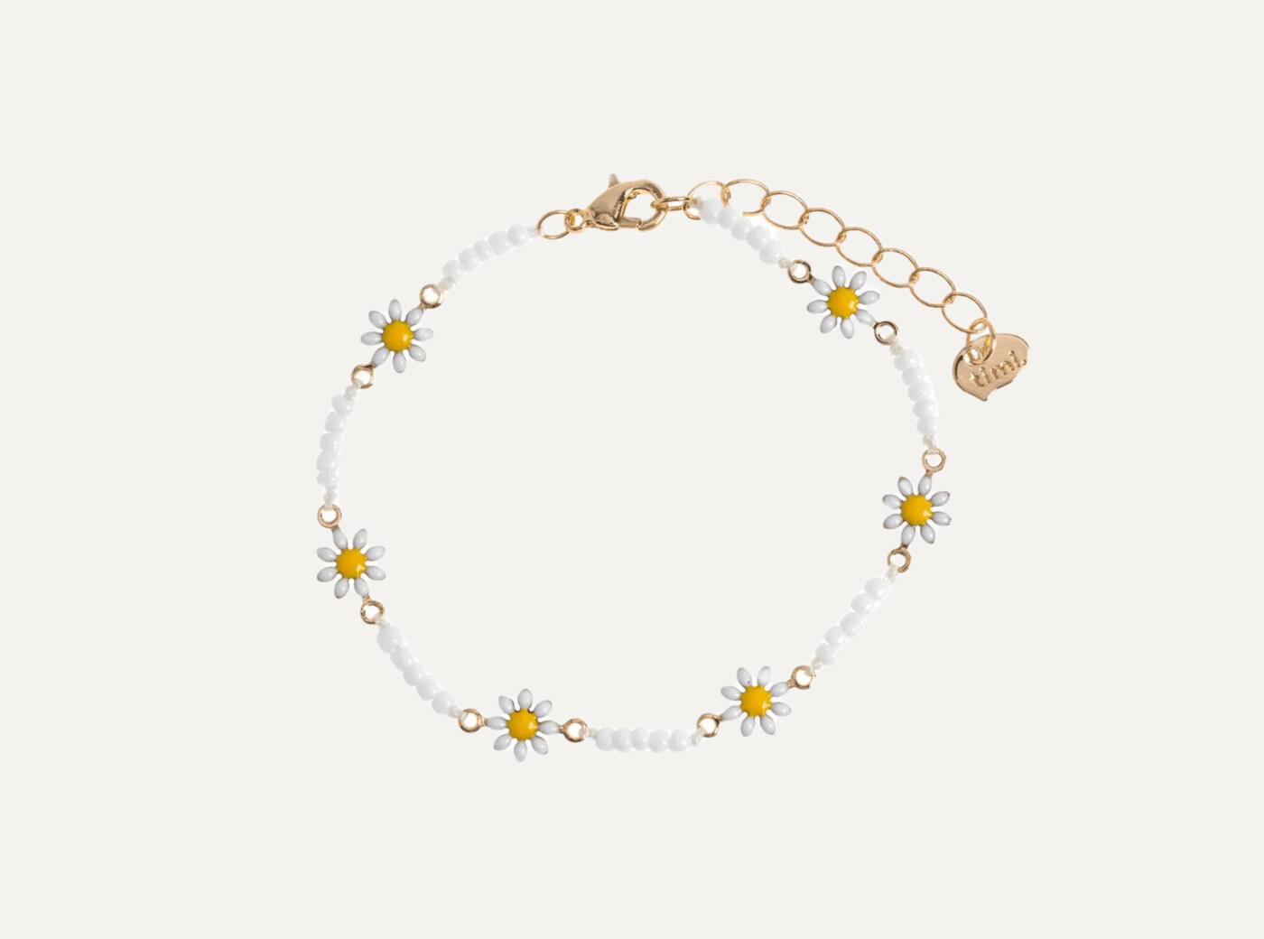 Astrid - Flower Daisy Enamel Bracelet