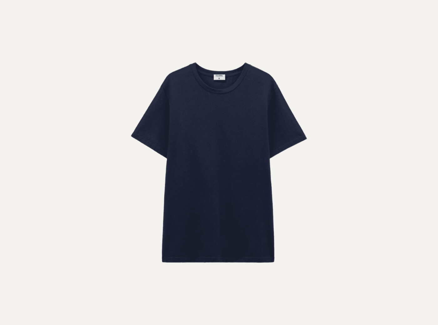 Stretch cotton tee