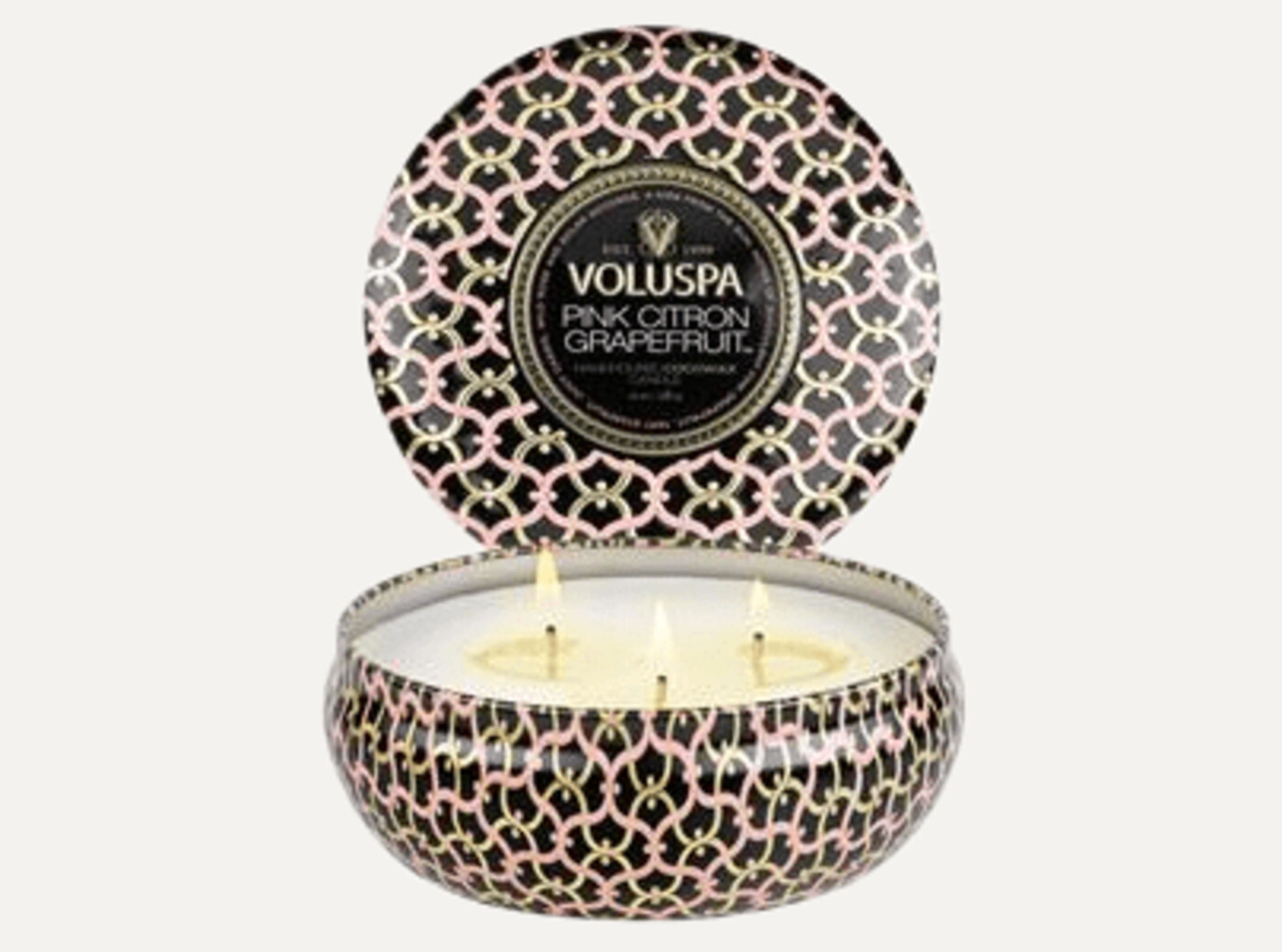 Maison 3 Wick Tin Candle, 40 tim, 340 g