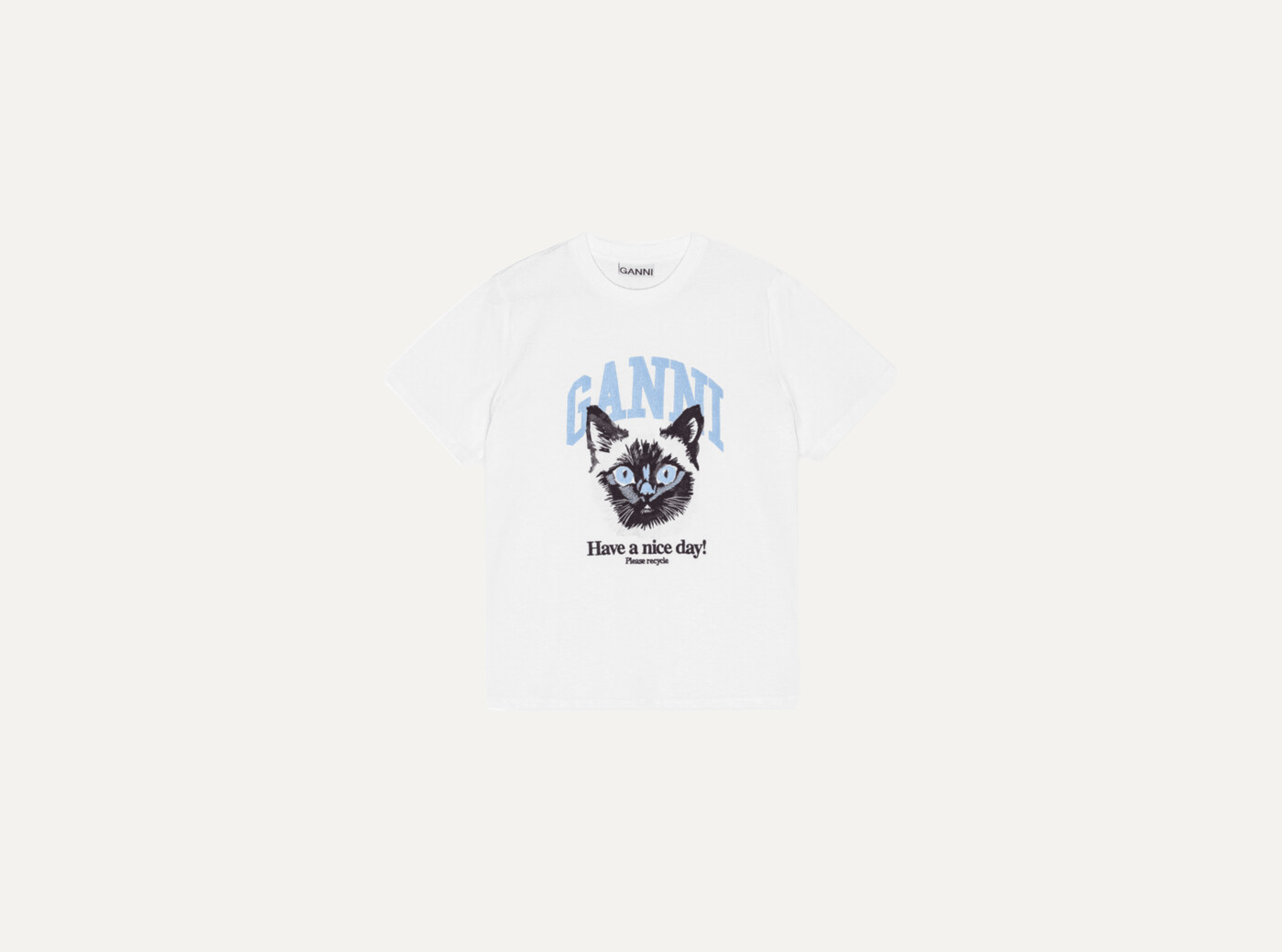 Basic Jersey Cat Relaxed T-shirt