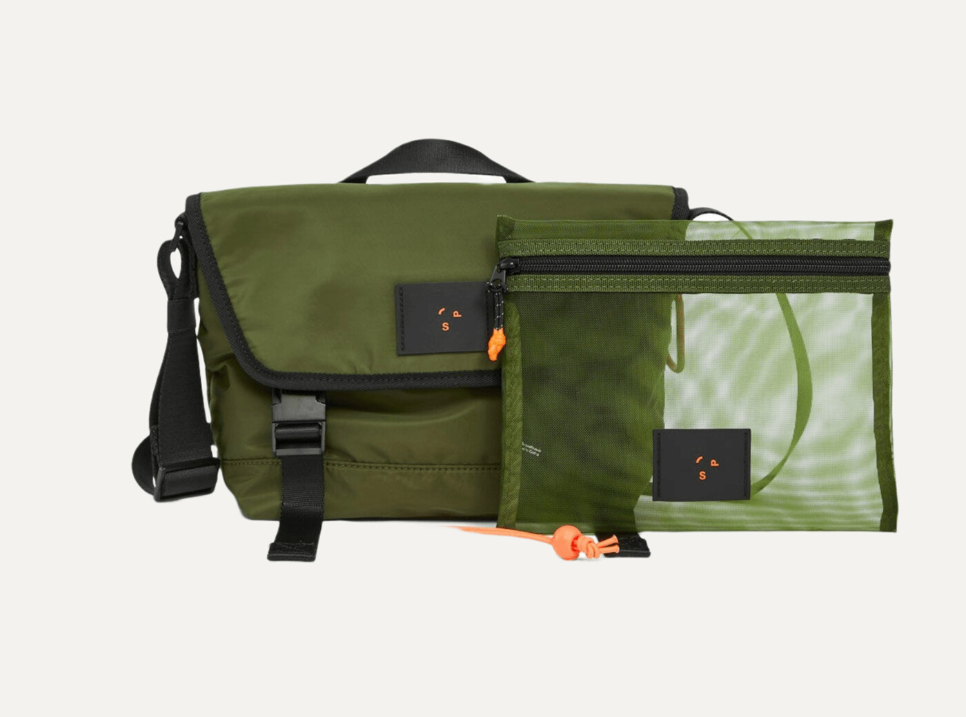 Small Messenger Bag Green