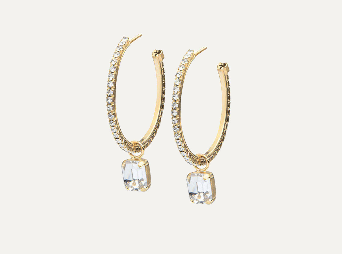 LYDIA LOOP EARRINGS GOLD