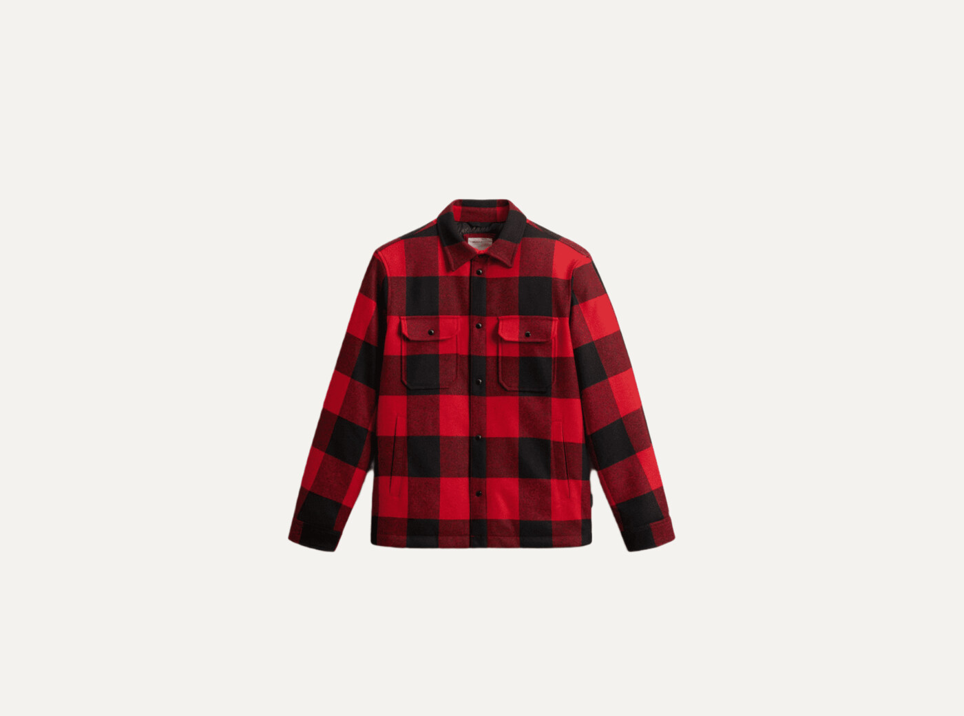 ALASKAN WOOL CHECK OVERSHIRT