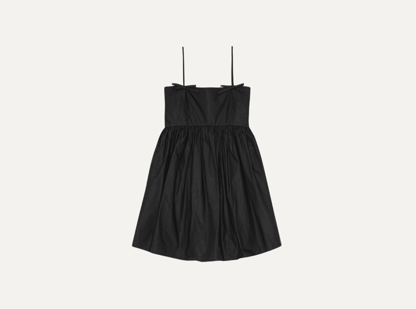 Cotton Poplin Strap Dress