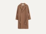 Soft wool belted coat