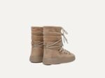 Ltrack beige suede boots