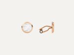 Montblanc cufflinks in rosegold plated steel with mother-of-pearl