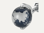 Montblanc cufflinks in steel with aluminium globes