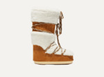 Lab69 icon cream shearling boots