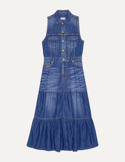 Light Denim Long Dress