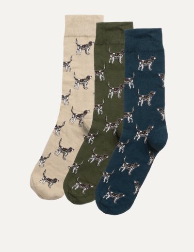 Barbour Poi Dog Sock GB