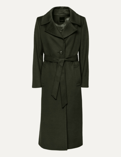 Cashmere Coat W - Clareta Belt Long