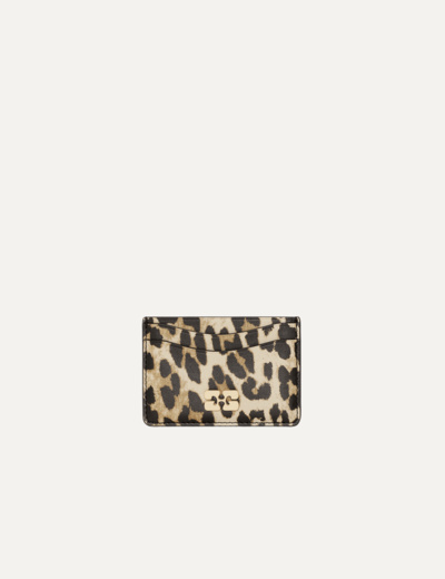 Ganni Bou Card Holder Print