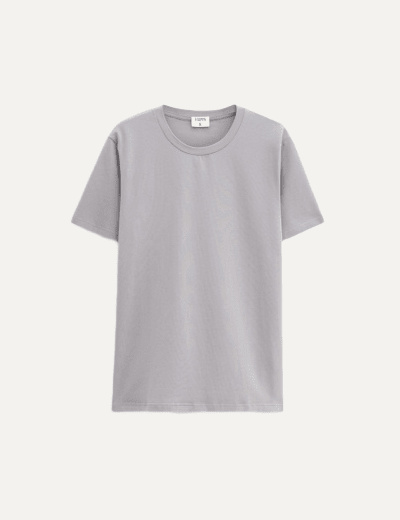 Stretch cotton tee