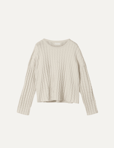 Crew Cable Knit Sweater