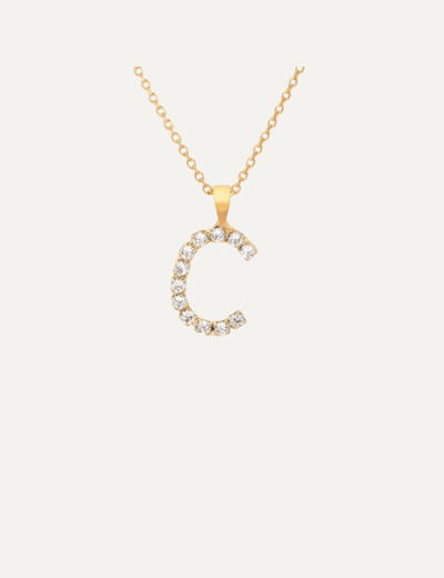 MINI LETTER NECKLACE GOLD