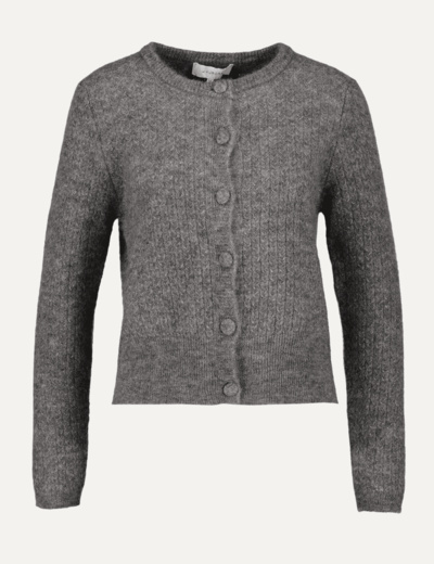 Cable Mohair Cardigan