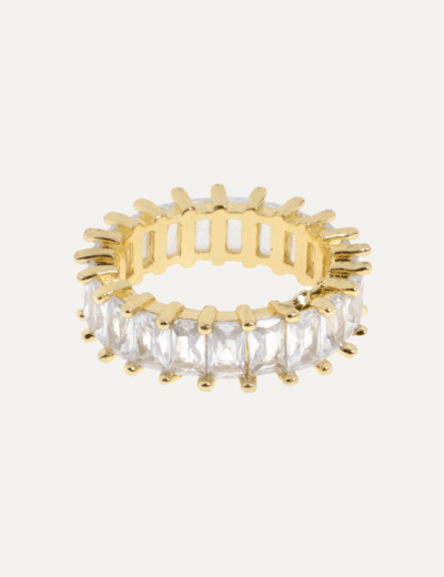 Julia - Crystal Band Ring