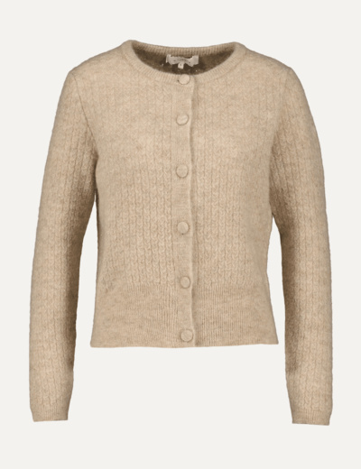 Cable Mohair Cardigan