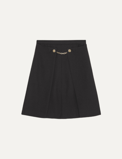 Light Twill Suiting Skirt